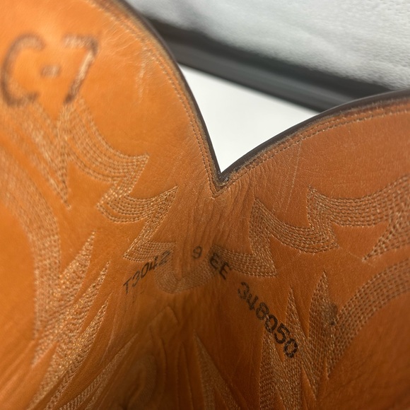 Lucchese 2000 Brown Cowboy Boots Size 9 EE - Picture 7 of 7